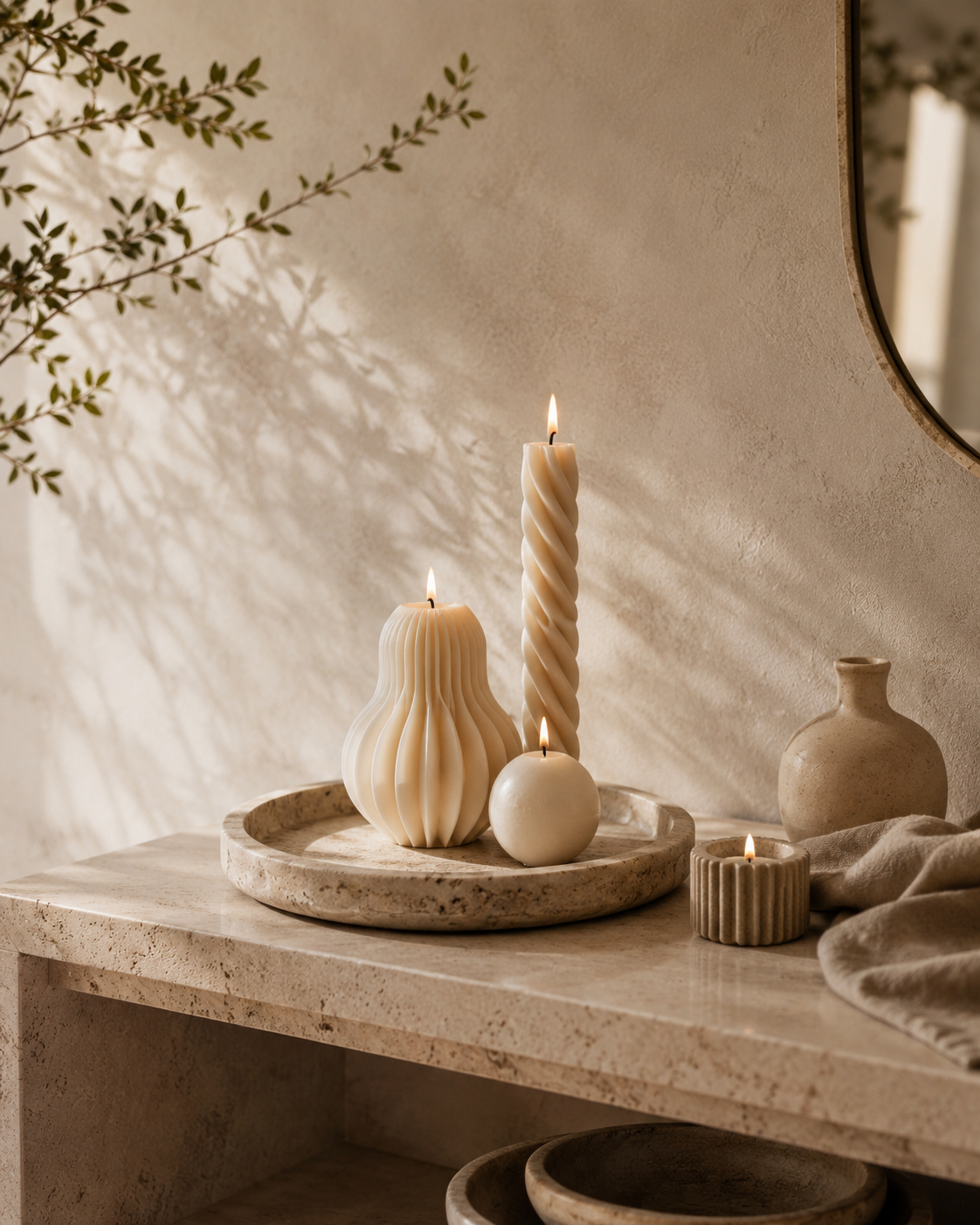 Soft Existence detail — calm interior corner