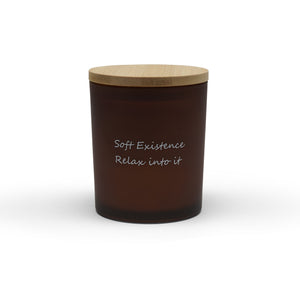 Amber Glass Candle