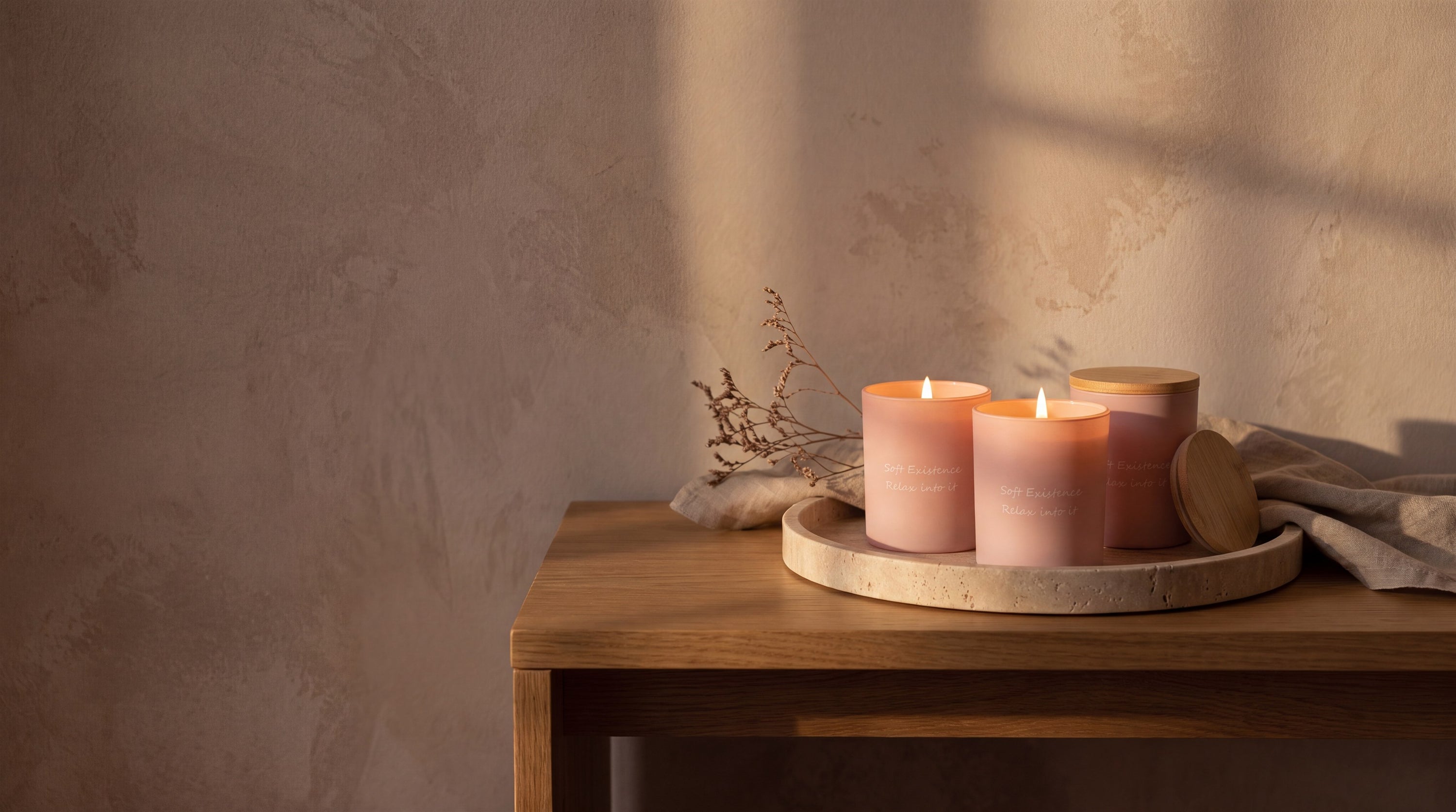 Evenings, gently lit.